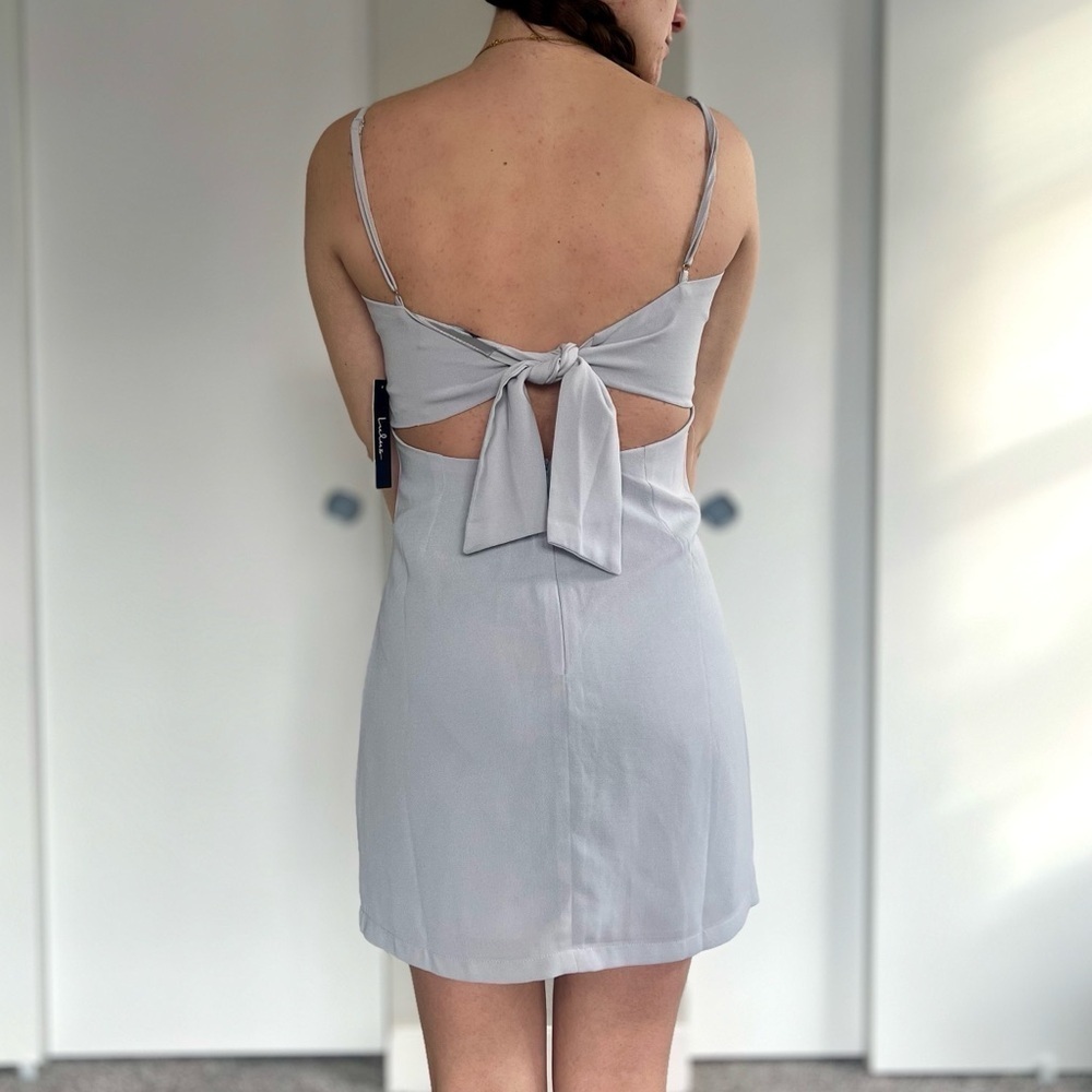 NWT Lulus Toast to Life Mini Dress – ’90s Coquette Minimalist Soft Girl Romantic